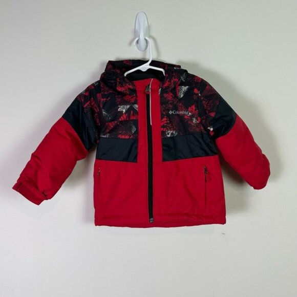 Columbia Toddler Boys Lightning Lift Printed Winter Coat Jacket Size 3 T - Picture 1 of 16